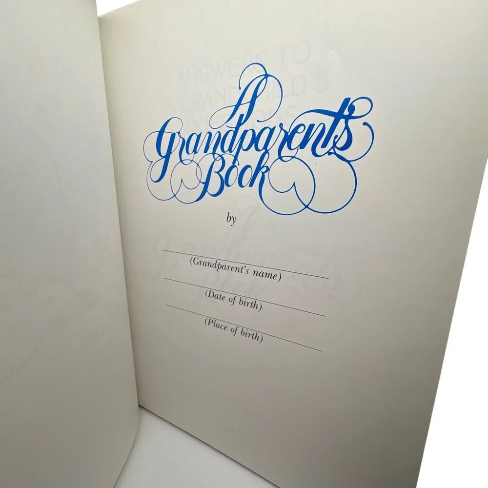 A Grandparents Book Answers to a Grandchilds Questions Milton Kamen Hardcover